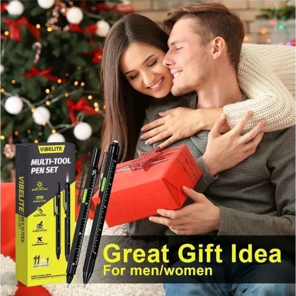 11‎ in 1 Multitool Pen with LED, screwdriver, Stylus, Level. Great Gift Idea. - Picture 2 of 7